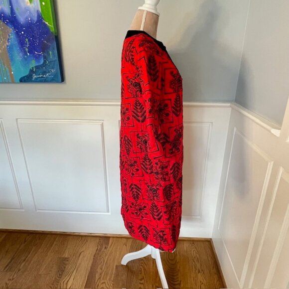 Vintage Evelyn Pearson Quilted & Velvet Loungewear Dress Robe Small/Medium - Picture 6 of 11